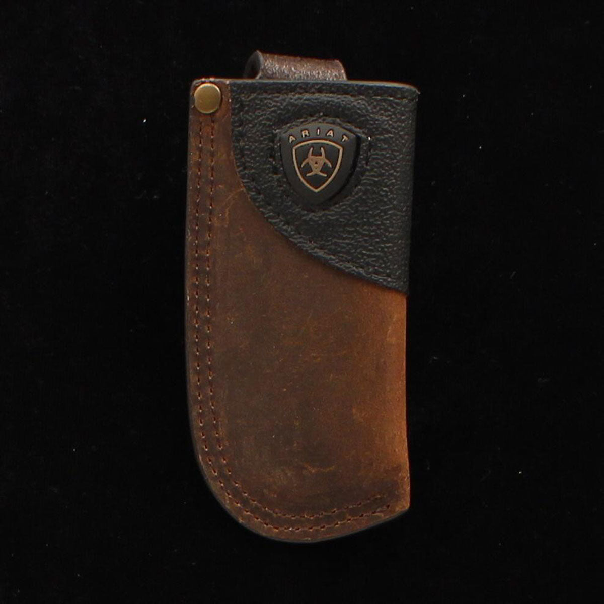Ariat® Knife Sheath Brown w/Black Corner Overlay A1800002