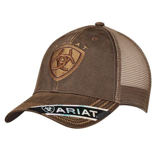 Ariat® Logo Men's Brown Ball Cap 1515602