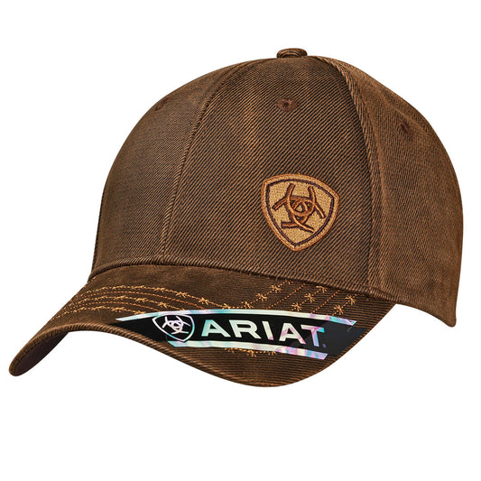 Ariat® Logo Men's Brown Ball Cap 1518002
