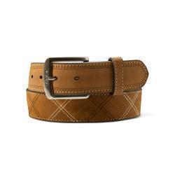 Ariat® Men's Cross Stitch Body Medium Brown Belt A1044044