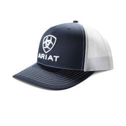 Ariat® Men's Snap Back 3D Embroidered Navy Ballcap A300094303