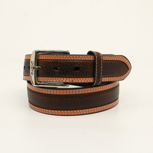 Ariat® Men's Western Two-Toned Brown Belt A10004305