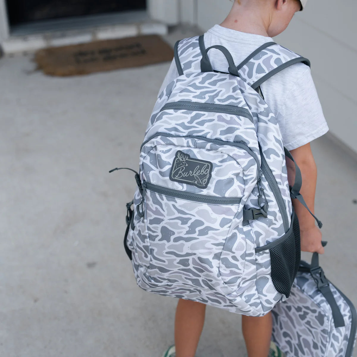 Burlebo® Backpack White Camo BP-WC