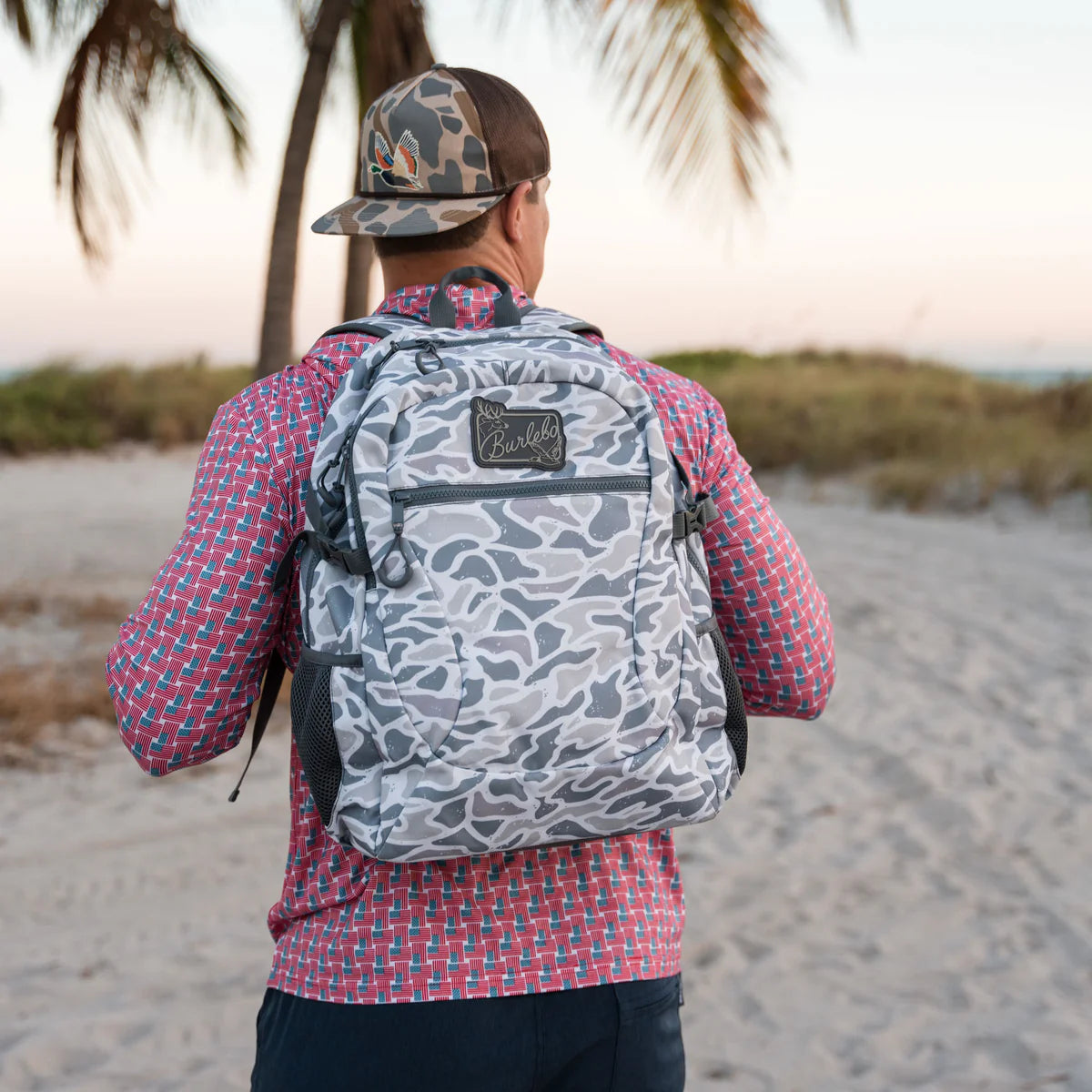 Burlebo® Backpack White Camo BP-WC