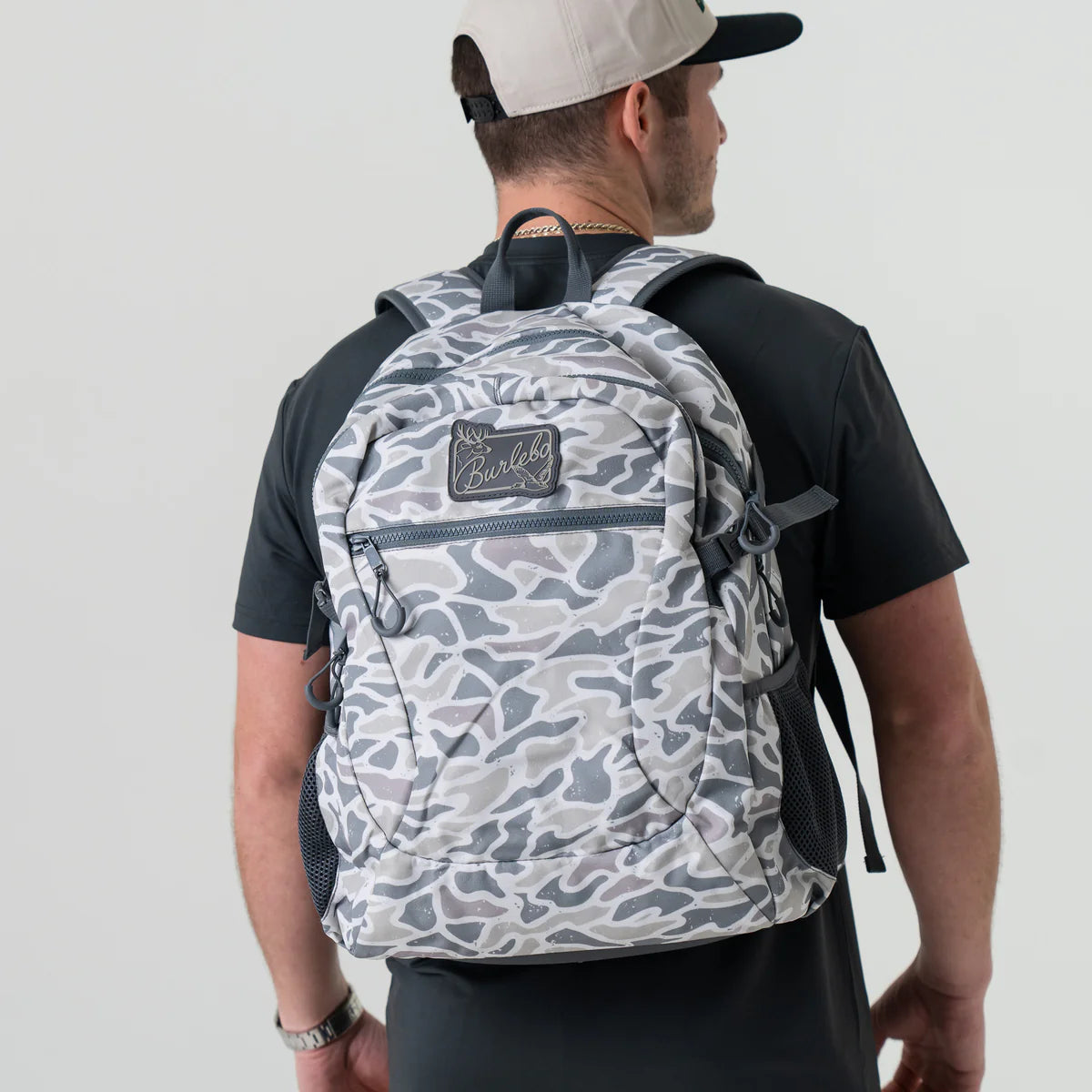 Burlebo® Backpack White Camo BP-WC