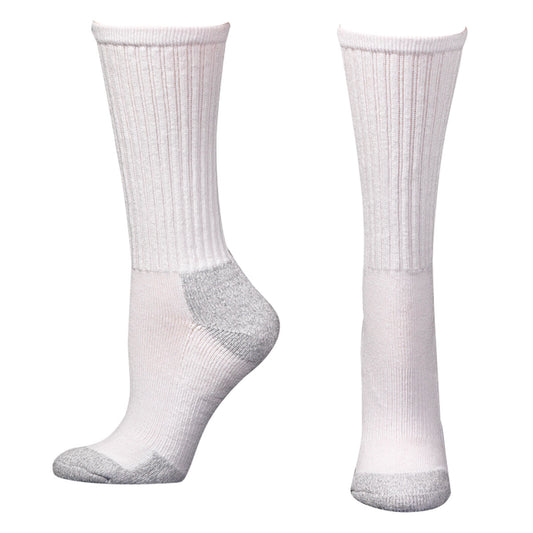 Boot Doctor® Men's Mid Calf Boot Socks White 0499005