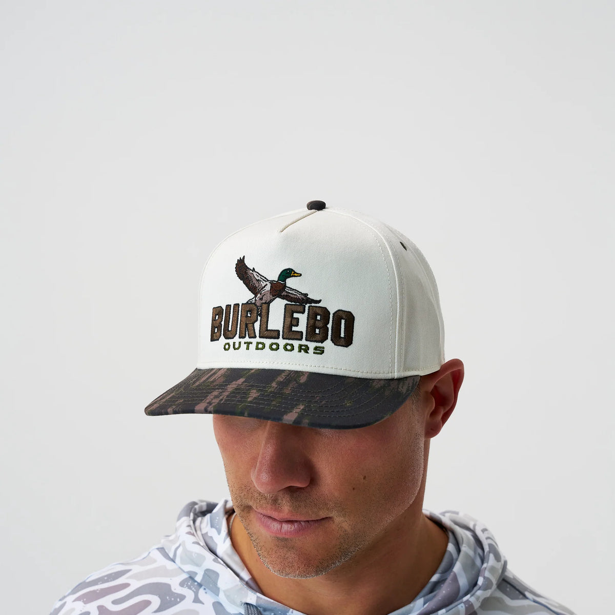 Burlebo® Mighty Duck Midland Camo Bill Ballcap C-MDMID