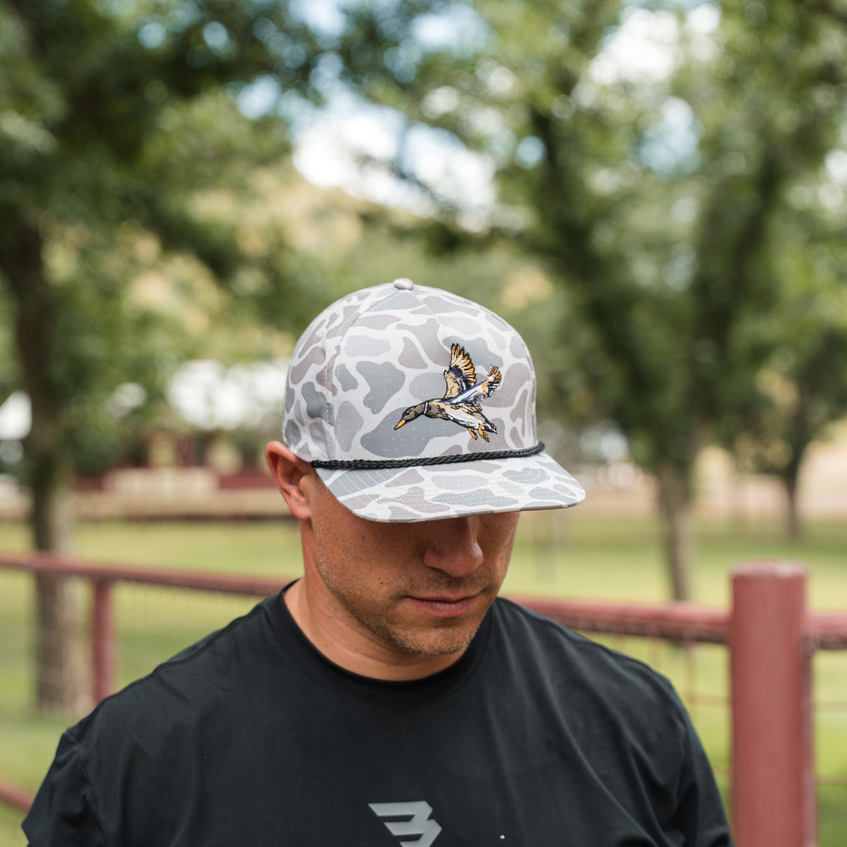 Burlebo® Diving Mallard - Classic Deer Camo Ballcap C-DIVM-CDC