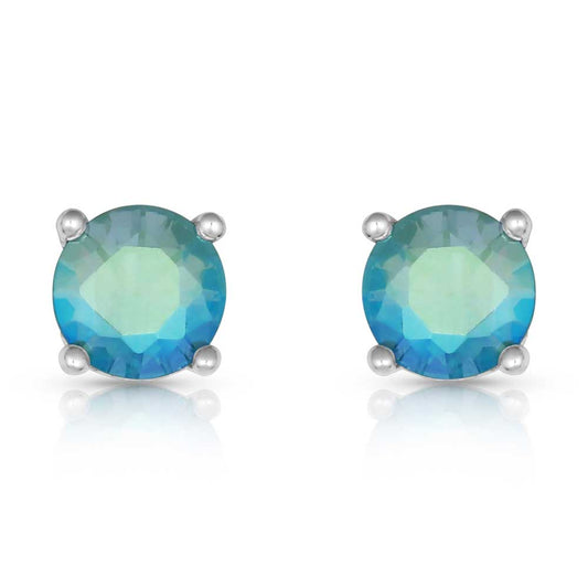 Montana Silversmiths® Luminescent Blue Post Earrings ER3945