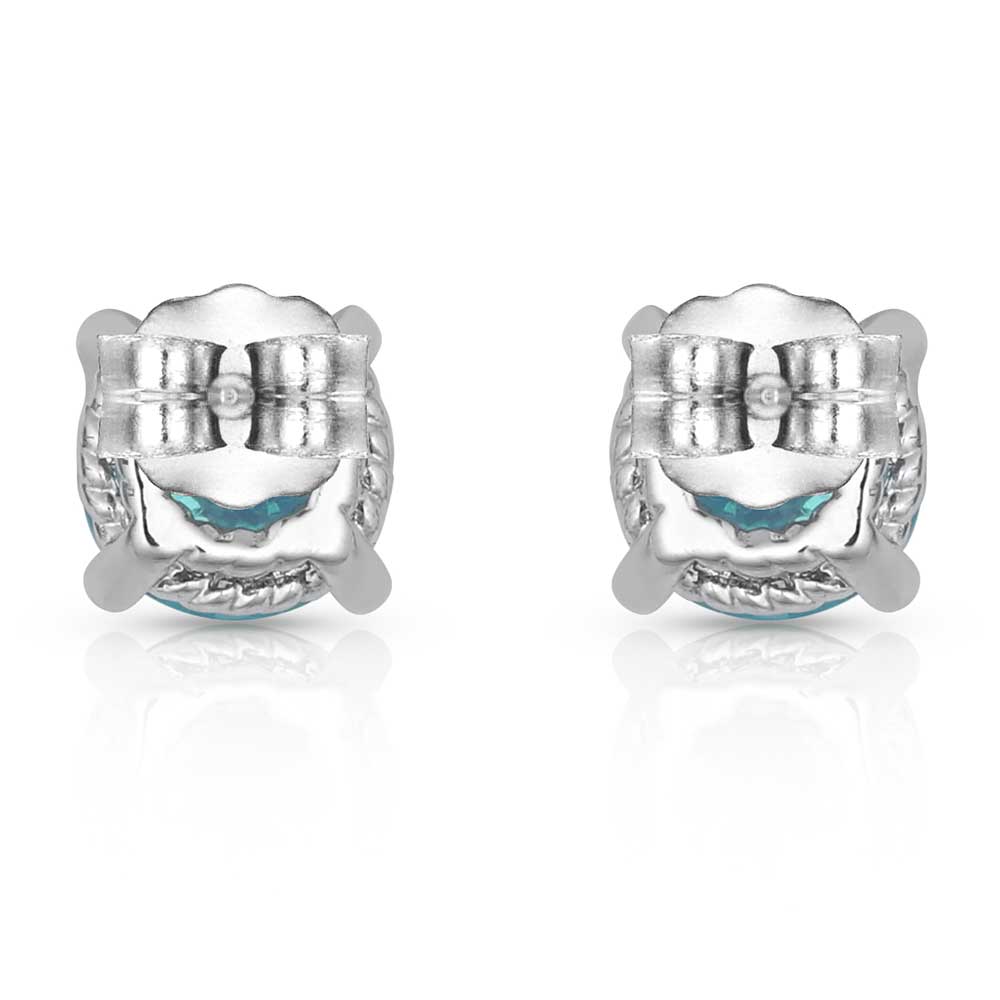 Montana Silversmiths® Luminescent Blue Post Earrings ER3945