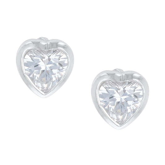 Montana Silversmiths® Tiny Heart Crystal Post Earrings ER4476