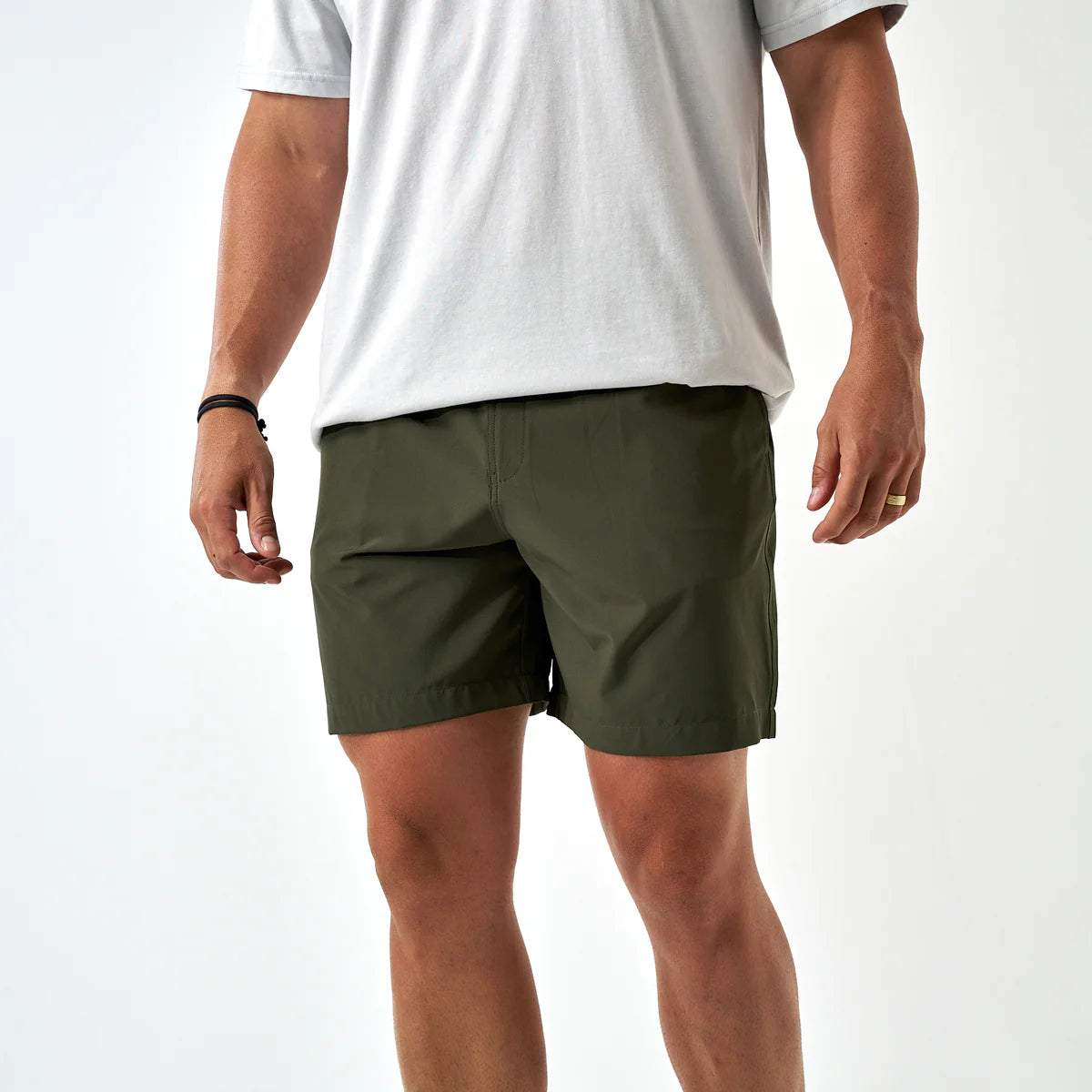 Burlebo® Men's Everyday Short - Mallard Green - Ducks And Dogs Pocket ES-MG-DAD