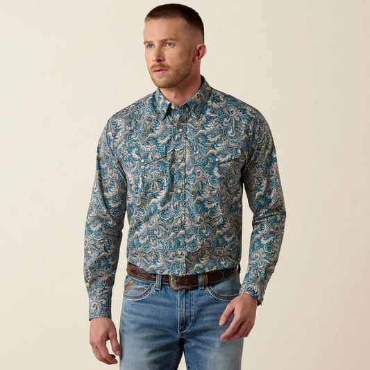 Ariat® Men's Cedric Classic Fit Snap Shirt 10079534