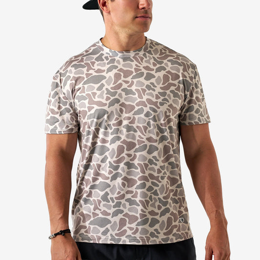 Burlebo® Men's Go To Tee Classic Deer Camo GTT-CDC