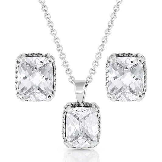 Montana Silversmiths® Star Light's Bliss Crystal Jewelry Set JS5241