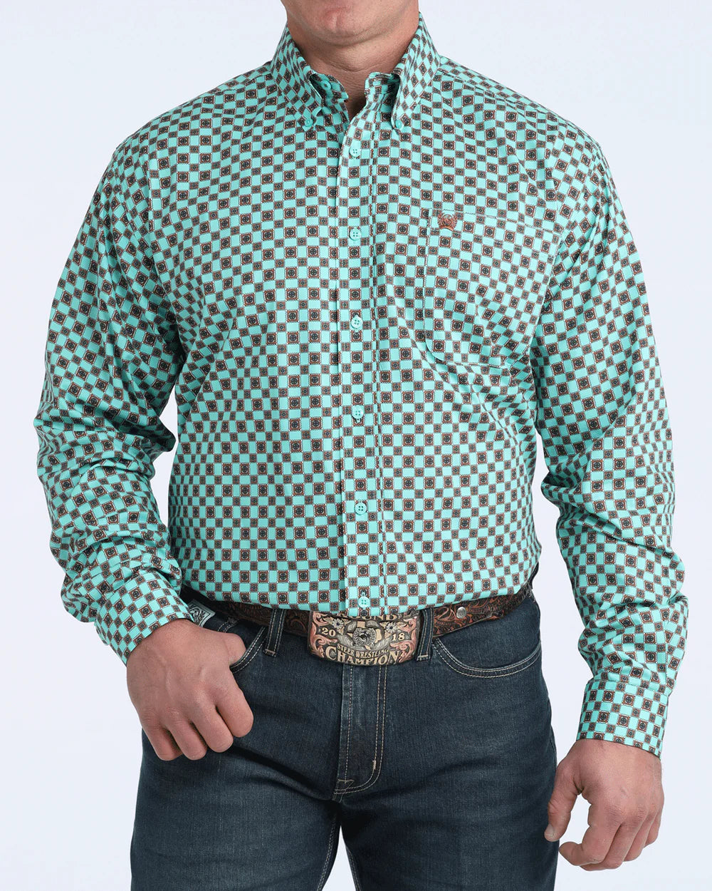 Cinch® Men's Stretch Classic Fit Button-Down Western Shirt MTW1106036