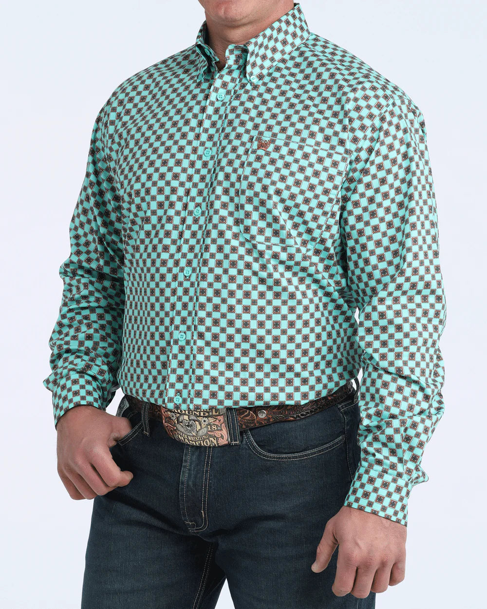 Cinch® Men's Stretch Classic Fit Button-Down Western Shirt MTW1106036