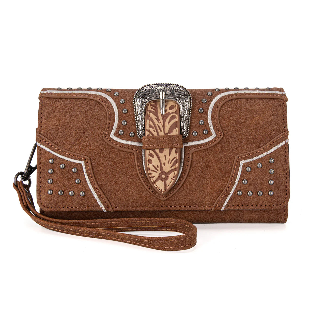 Montana West® Buckle Collection Wallet Brown MW1282-W018BR