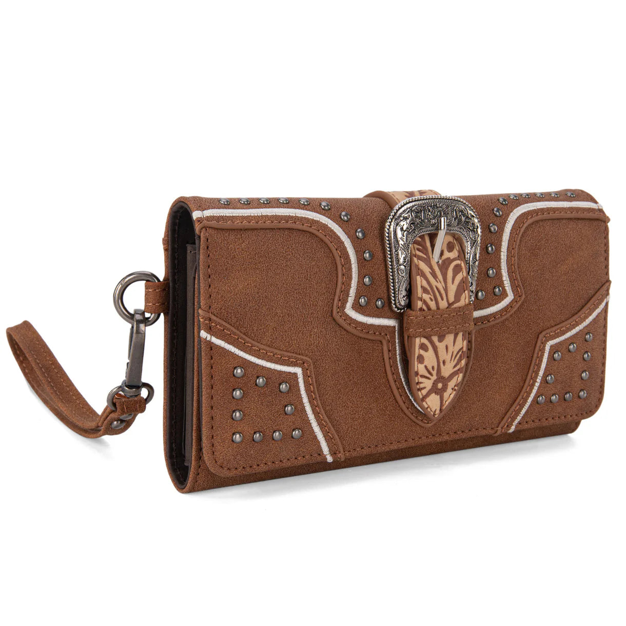 Montana West® Buckle Collection Wallet Brown MW1282-W018BR
