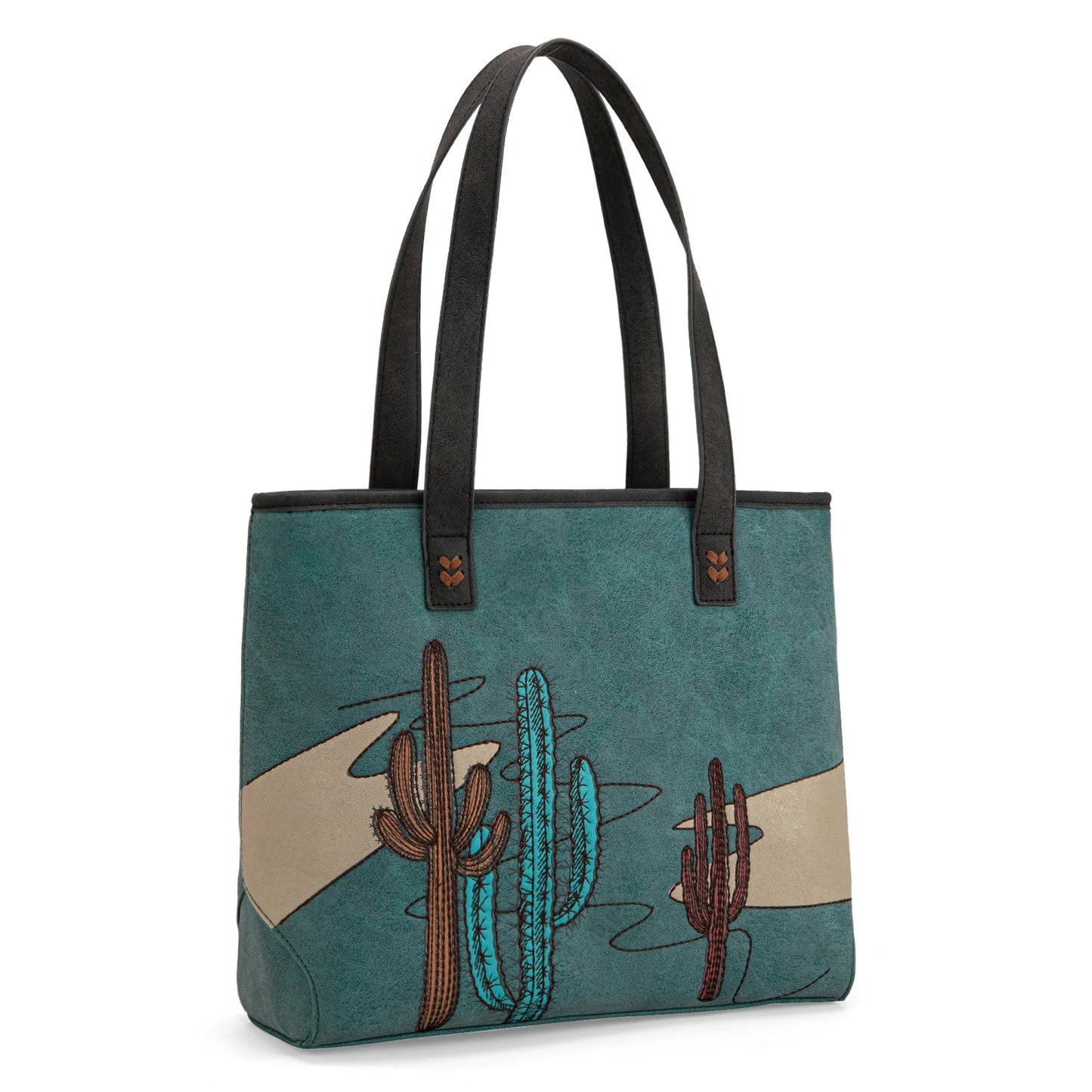 Montana West® Embroidered Tote with Wallet Set MW1309G-8317WTQ