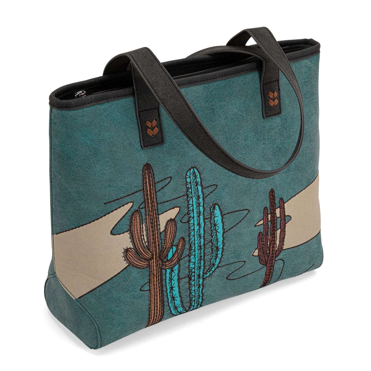 Montana West® Embroidered Tote with Wallet Set MW1309G-8317WTQ