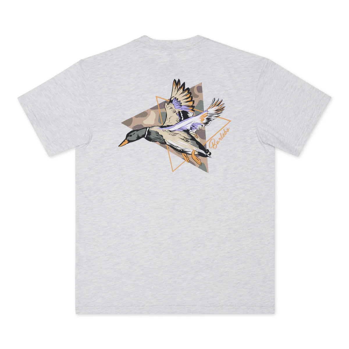 Burlebo® Men's T-Shirts Pintail Triangle Duck PTRI-SS-AG