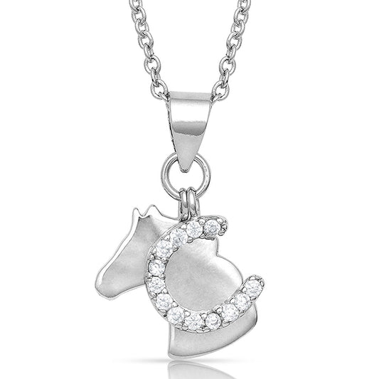 Montana Silversmiths® Horsing Around Charm Necklace NC4763