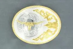 Nocona® Men's Oval Floral Embossed Buckle 3756413