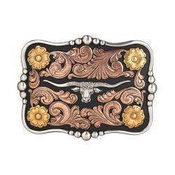 Nocona® Rectangle Buckle Longhorn 37917