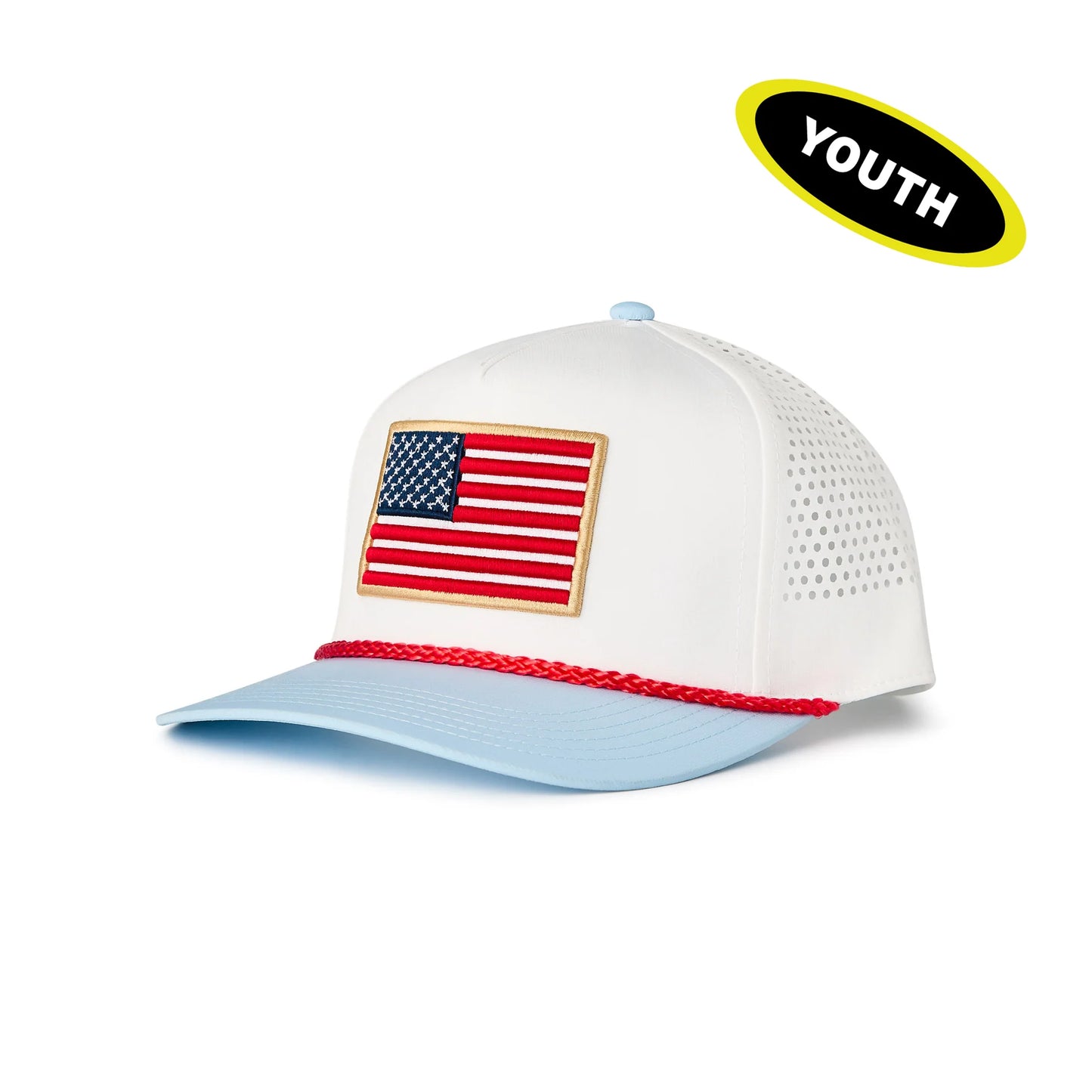 Burlebo® Youth Performance Ballcap Old Glory Y-PC-OGLORY