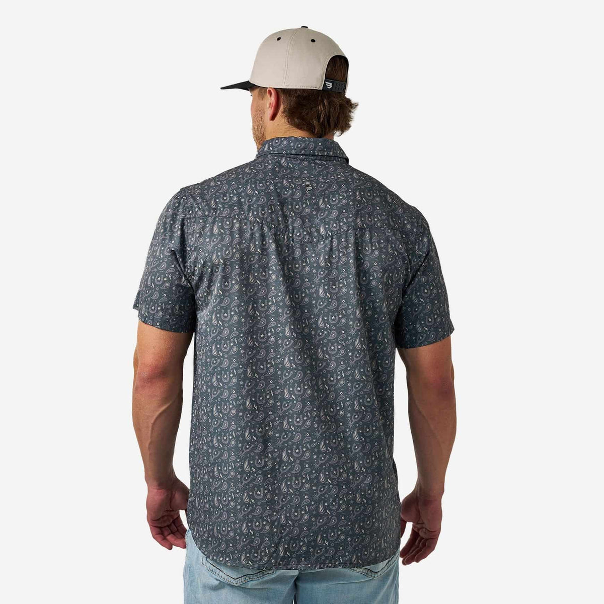 Burlebo® Men's Performance Western Shirt - Paisley Spurs PWS-PASPR