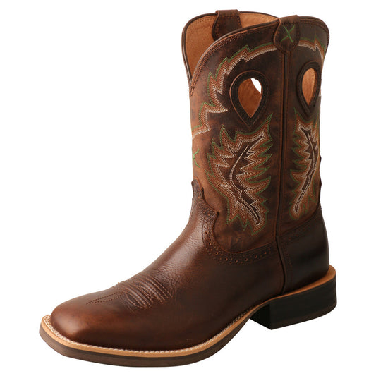 Twisted X® Men's 11" Ruff Stock Square Toe Boots MRS0069