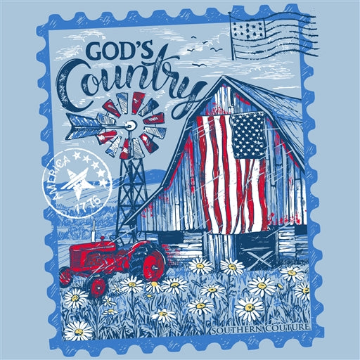 Southern Couture® Women's Classic God's Country Barn Sky SC1529SK