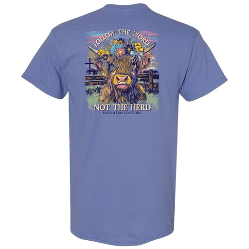 Southern Couture® Women's Classic Follow The Word Cow - Violet SC1530VT