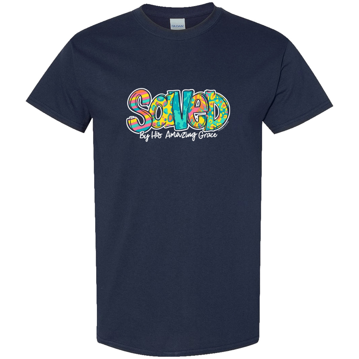 Southern Couture® Women's Soft Saved By His Amazing Grace - Navy SC1540NY