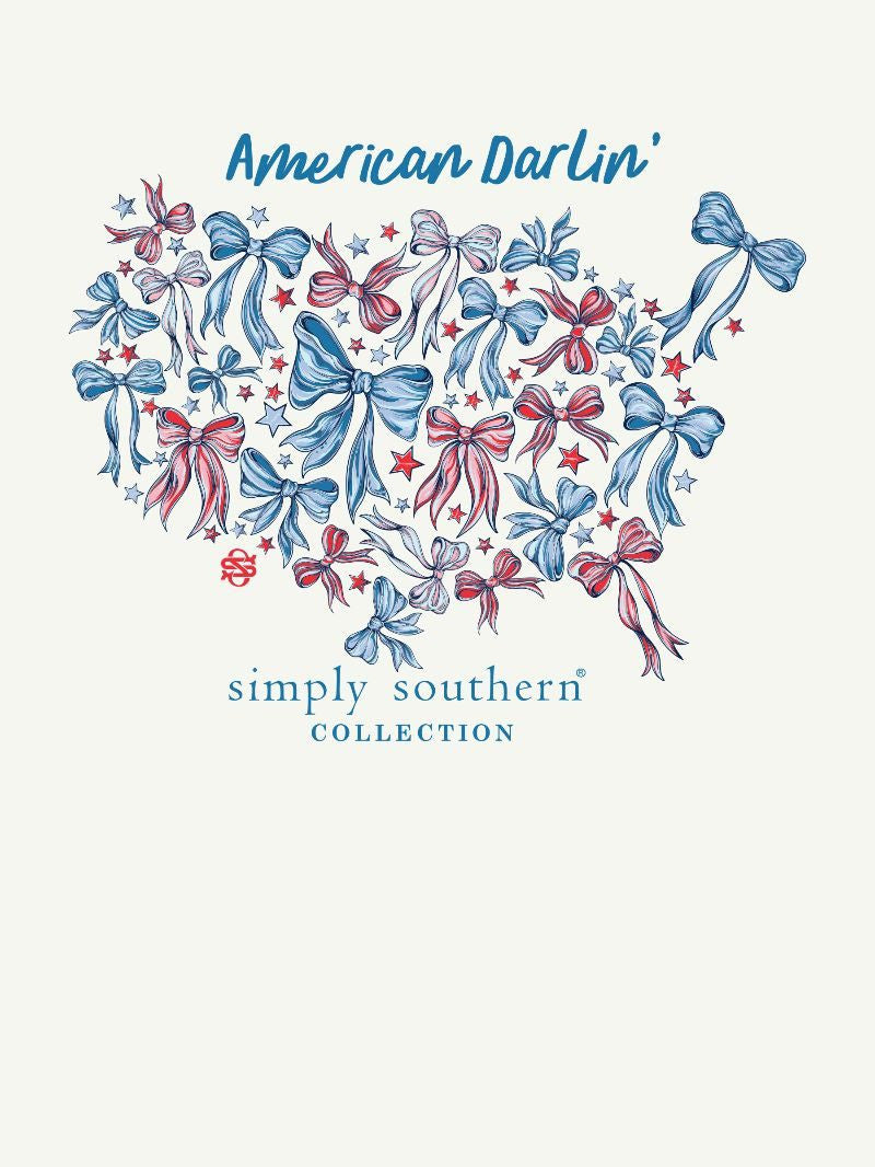 Simply Southern® Girl's Short Sleeve T-Shirt YTH-SS-DARLIN-OYSTER