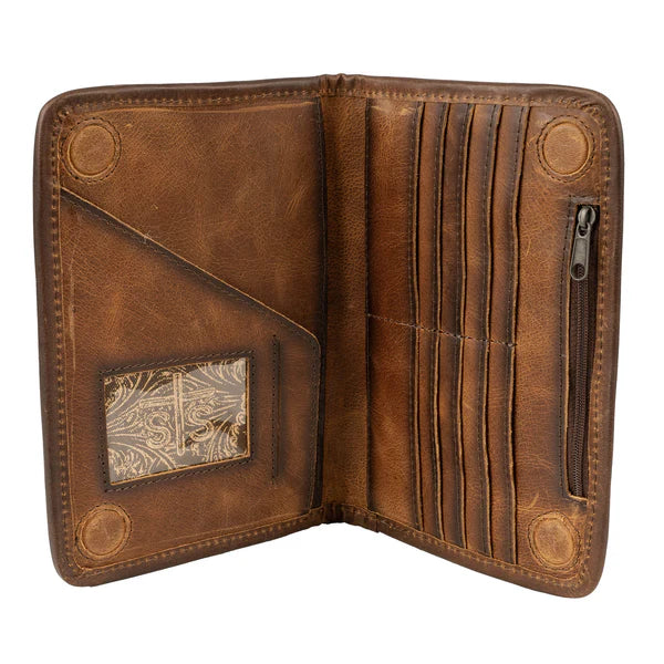 STS Ranchwear® Vaquero Concho Magnet Cowhide Wallet STS34154