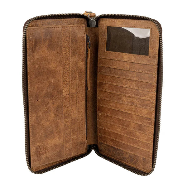 STS Ranchwear® Vaquero Concho Cowhide Bentley Wallet STS61774