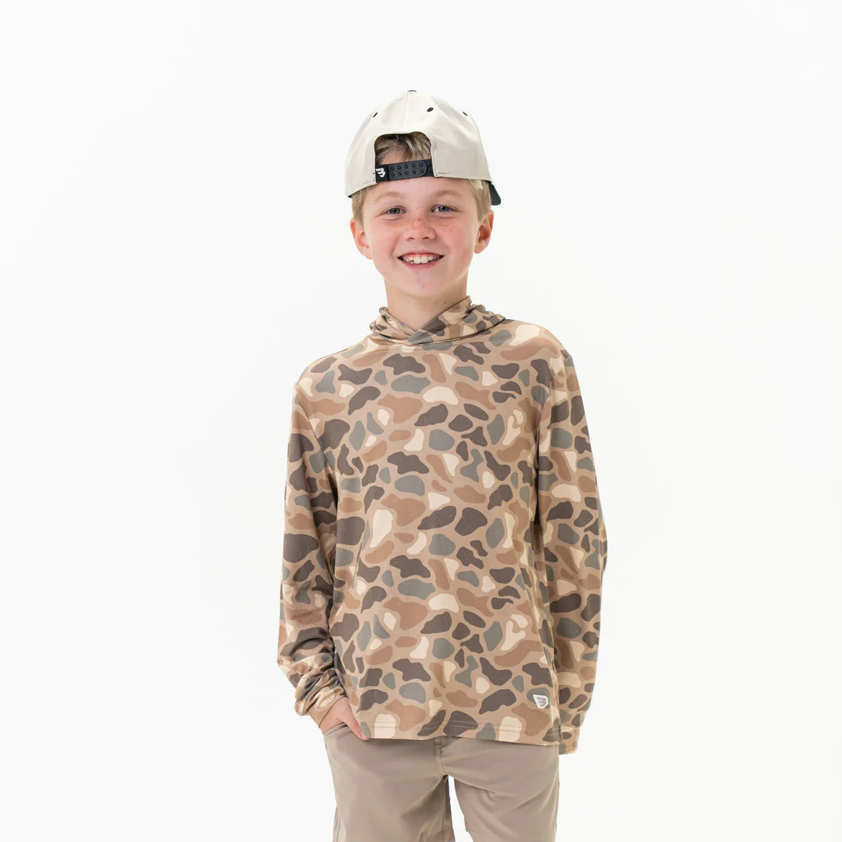 Burlebo® Youth Performance Hoodie - Pintail Camo Y-PH-PTC