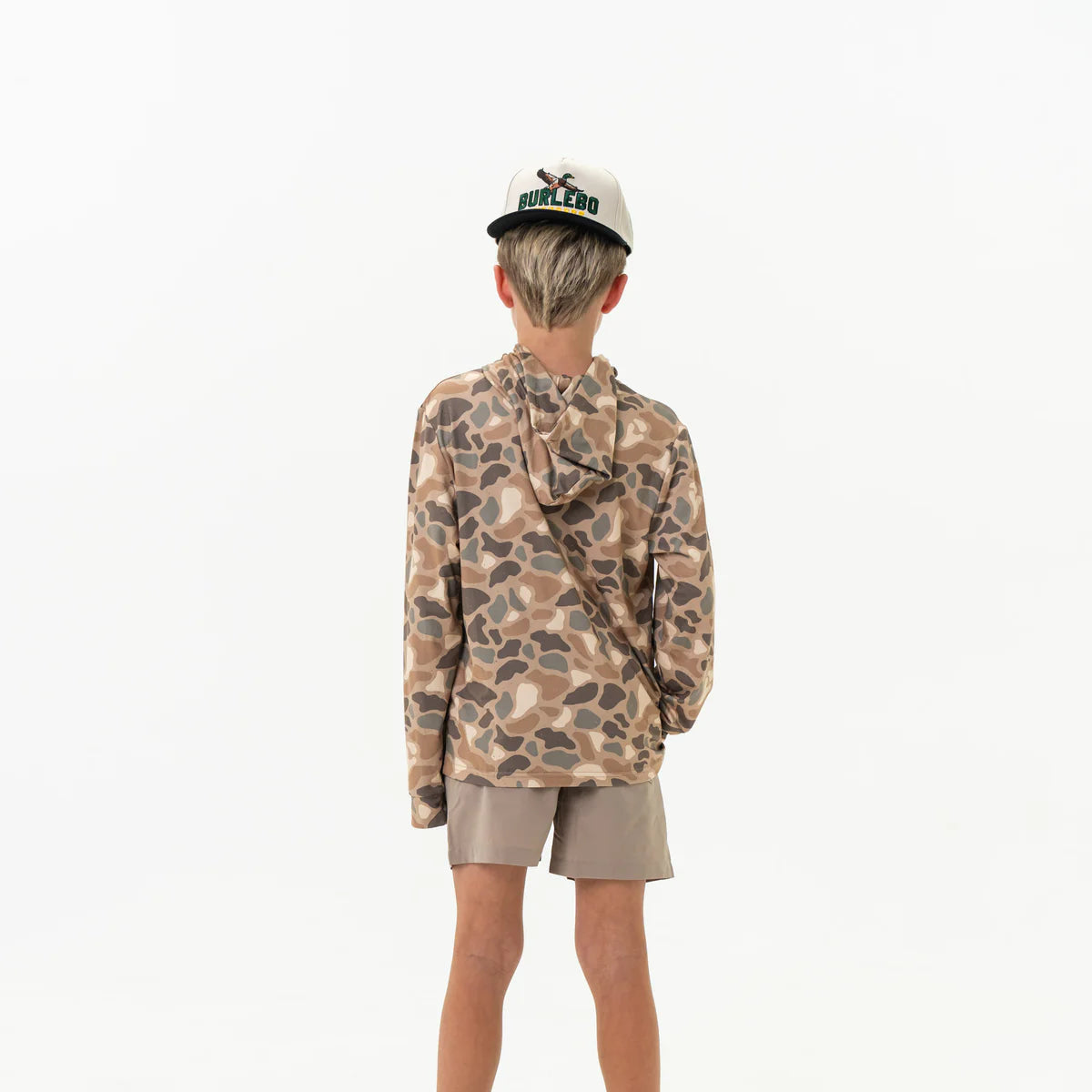 Burlebo® Youth Performance Hoodie - Pintail Camo Y-PH-PTC