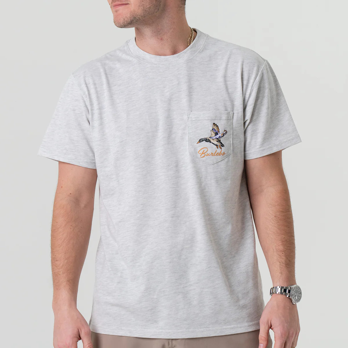 Burlebo® Men's T-Shirts Pintail Triangle Duck PTRI-SS-AG