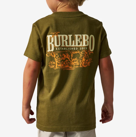 Burlebo® Youth Hunting Dogs Youth T-Shirt Y-SST-HD-HNTG