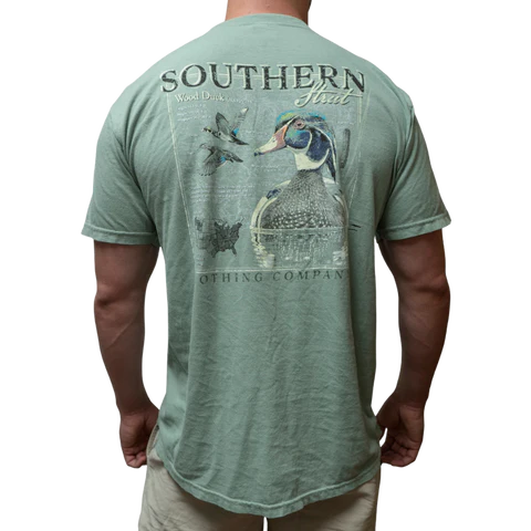 Southern Strut Brand  Scientific Wood Duck Men's T-Shirt ST#469