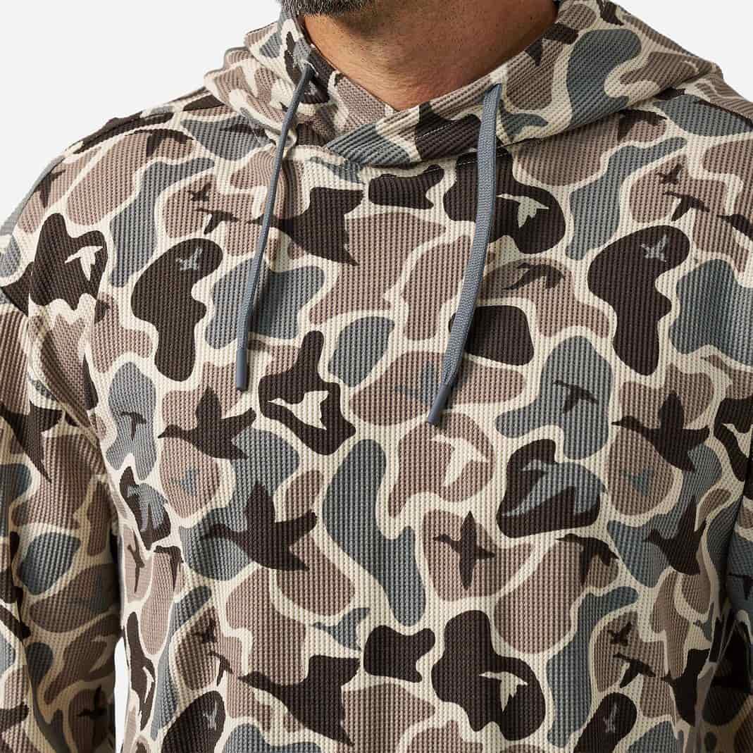 Burlebo® Men's Thermal Hoodie - Mallard Mayhem Camo TH-MMAYC