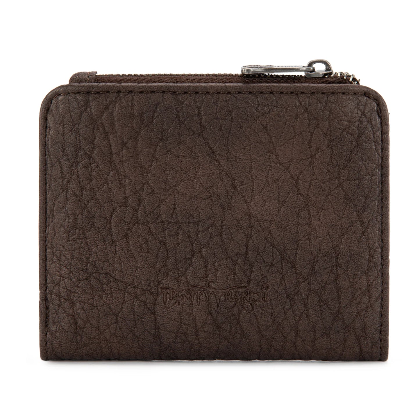 Trinity Ranch® Hair-On Cowhide Tooled Collection Wallet TR203-W2003CF