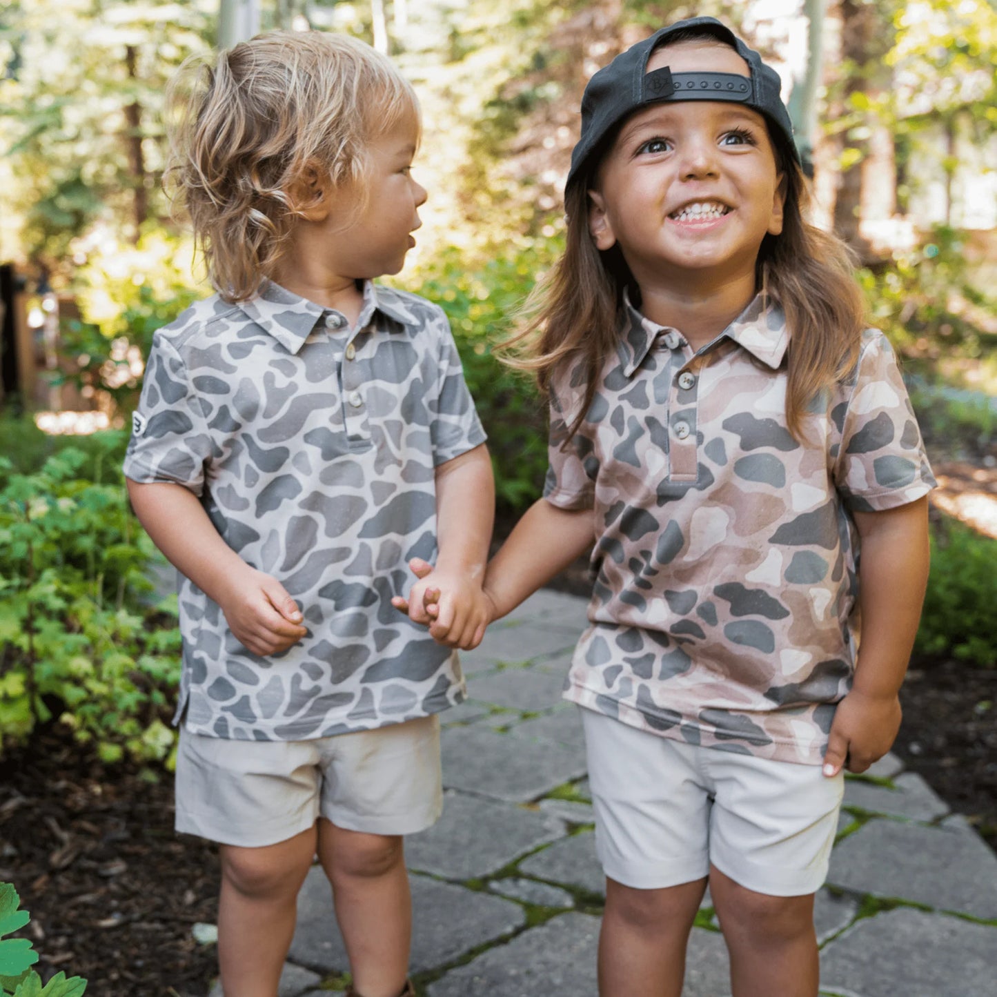 Burlebo® Youth Performance Polo Classic Deer Camo Y-PP-CDC