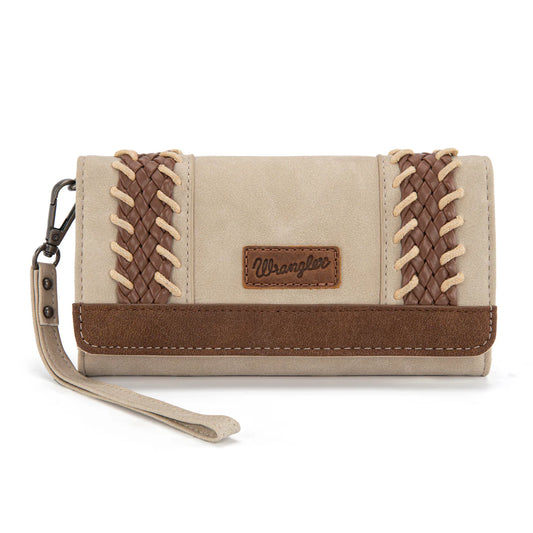 Wrangler® Southwestern Print Wallet/Wristlet/Crossbody WG217-C018BR
