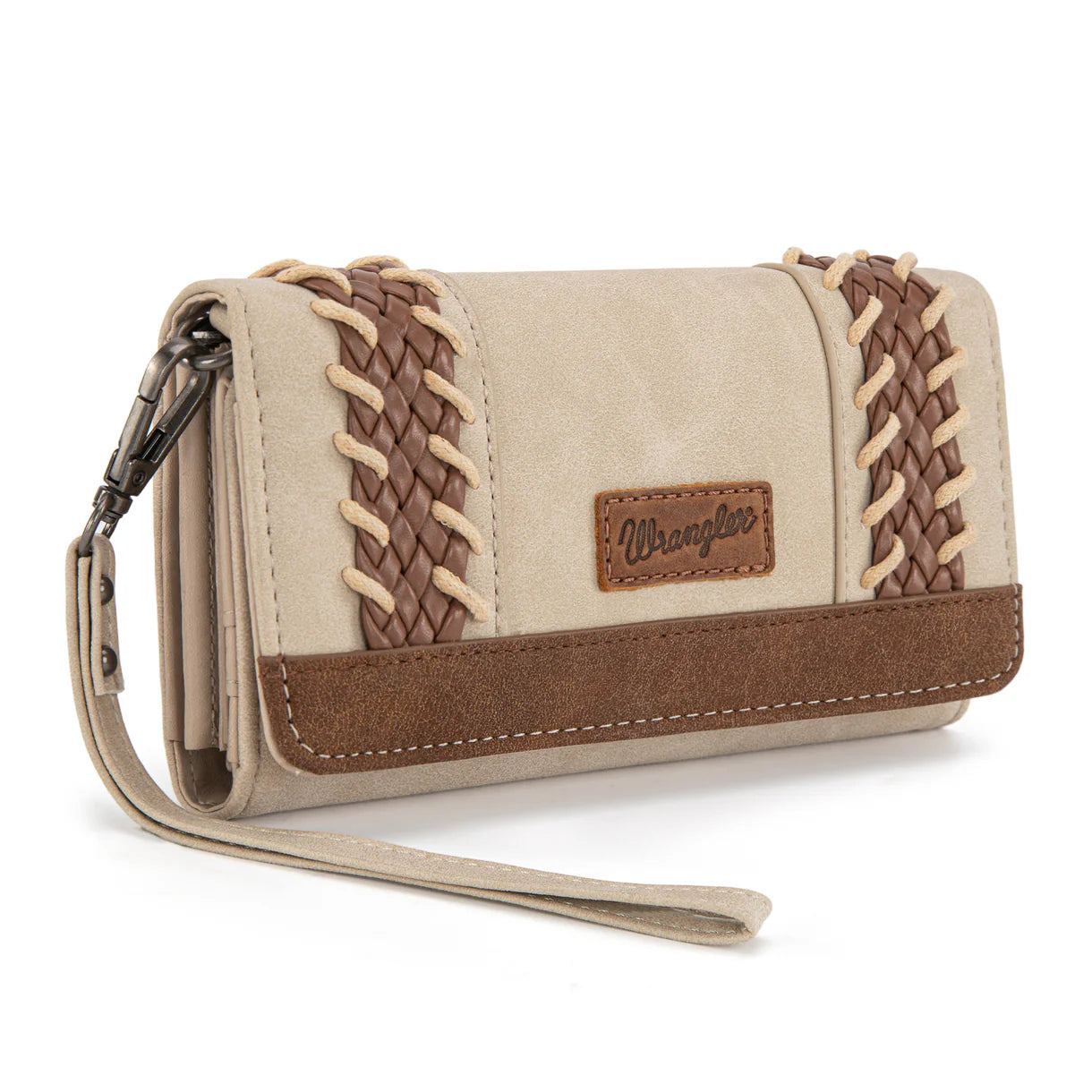 Wrangler® Southwestern Print Wallet/Wristlet/Crossbody WG217-C018BR
