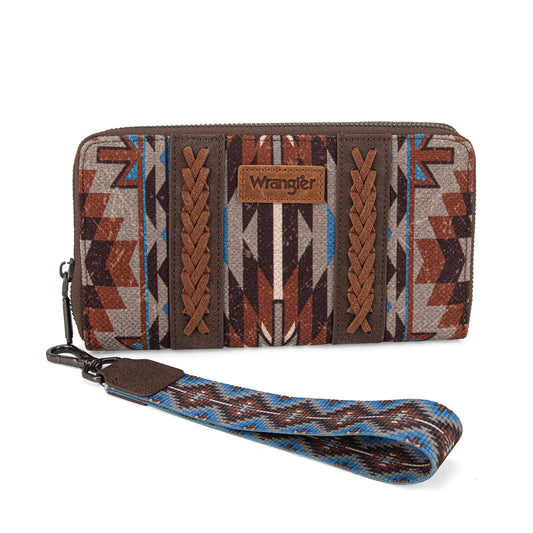 Wrangler® Southwestern Art Print Wallet WG2213-W006 2 Colors Available