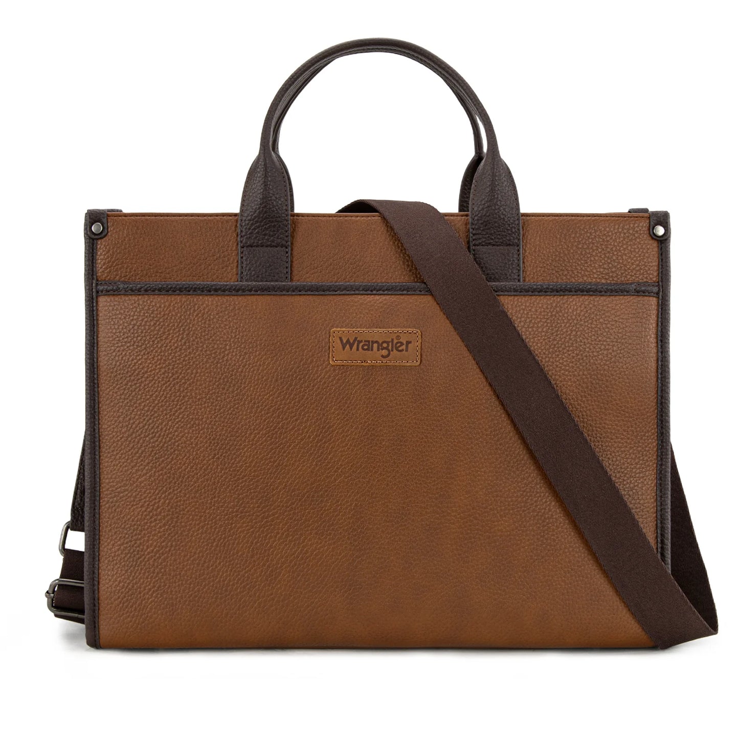 Wrangler® Carry-All Large Tote Work Tote /Crossbody Brown/Coffee WG288-8119BR/CF